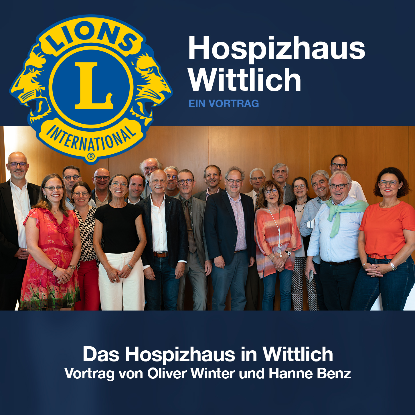 Hospizhaus Wittlich - Ein Vortrag beim Lions Club Wittlich